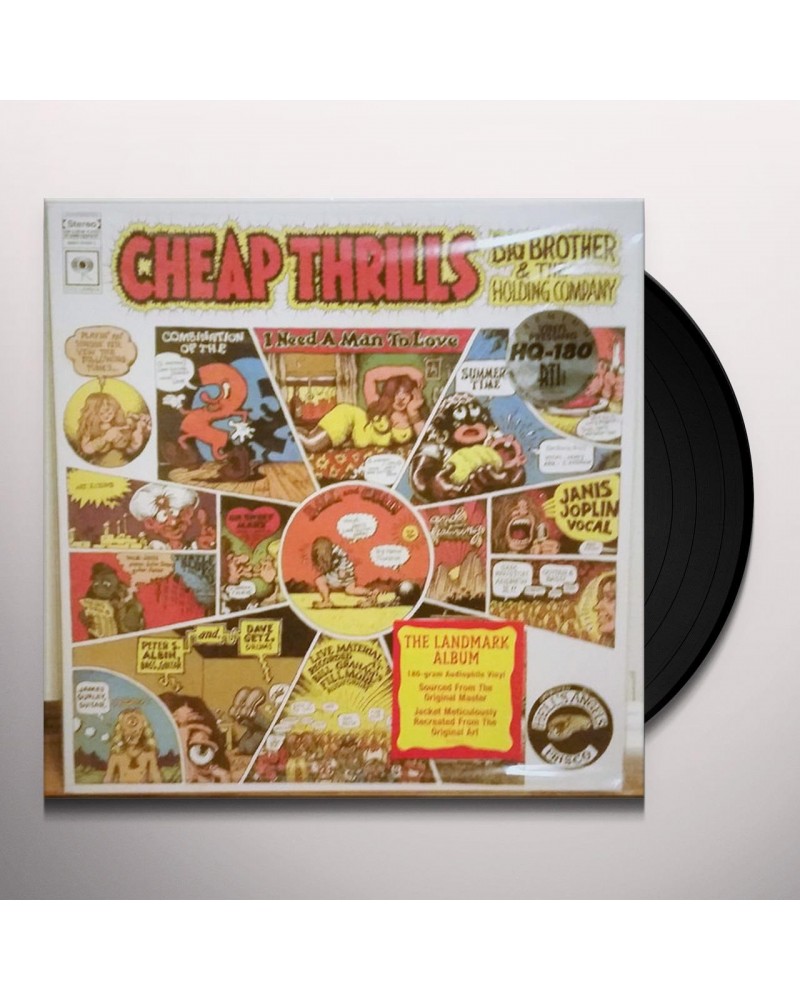 Janis Joplin Cheap Thrills Vinyl Record $10.80 Vinyl