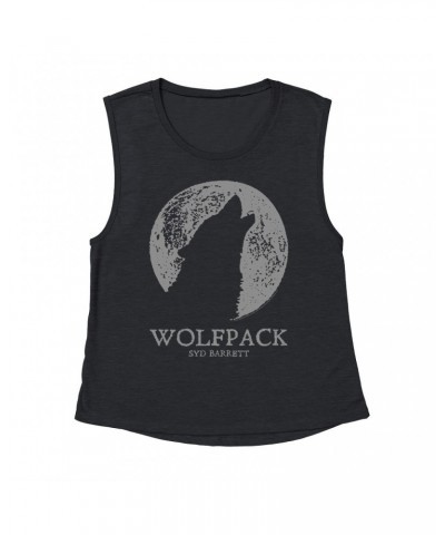 Syd Barrett Ladies' Muscle Tank Top | Wolfpack Distressed Shirt $16.48 Shirts