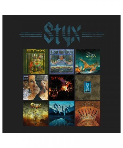 Styx T-Shirt | Album Art Grid Shirt $3.14 Shirts