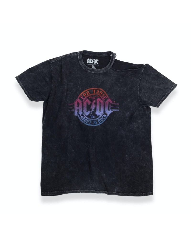 AC/DC Black For Those About To Rock Stamp Shirt $2.35 Shirts