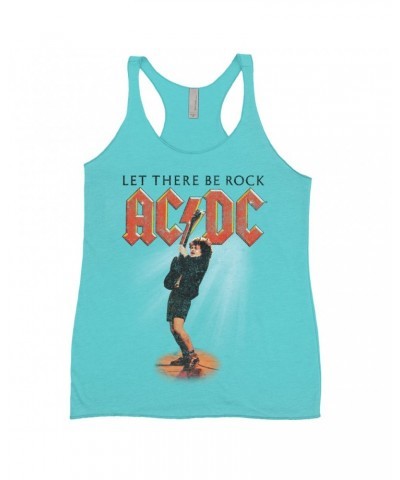 AC/DC Ladies' Tank Top | Let There Be Rock Album Cover Design Shirt $11.87 Shirts