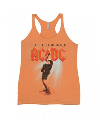 AC/DC Ladies' Tank Top | Let There Be Rock Album Cover Design Shirt $11.87 Shirts