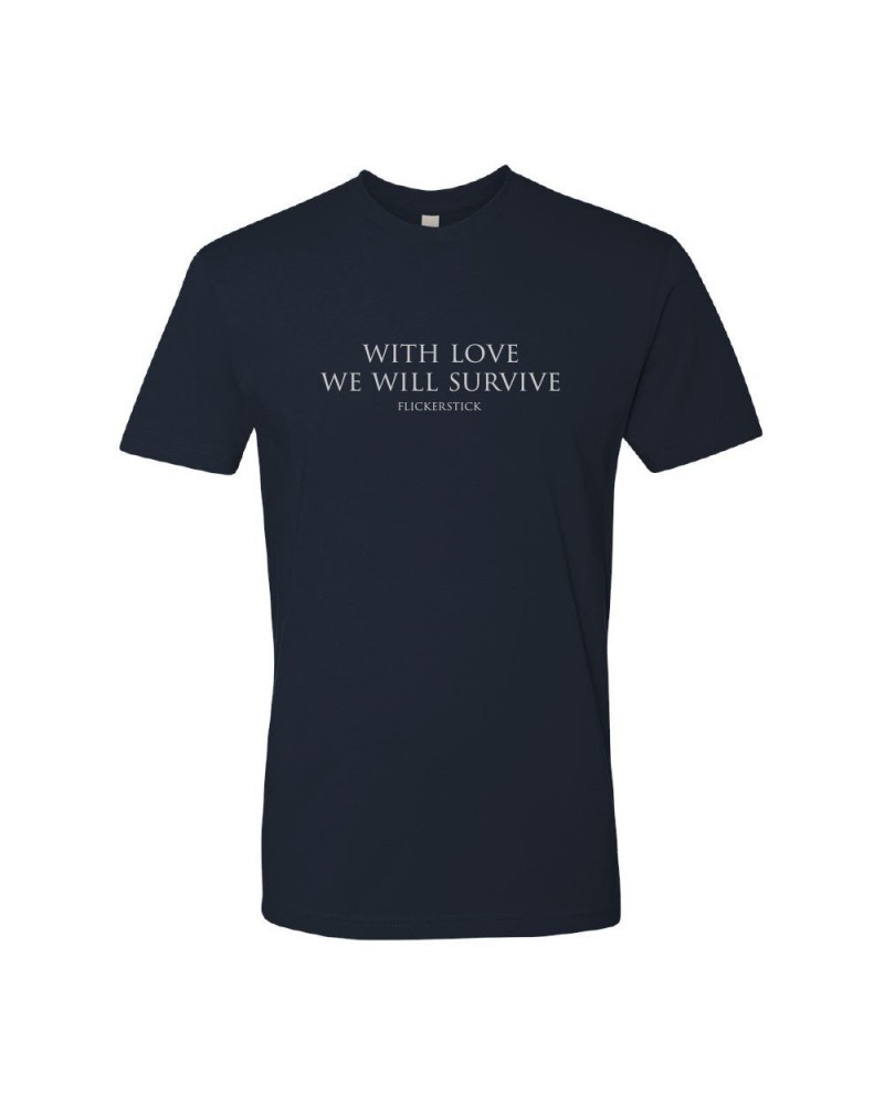 Flickerstick Survive Lyric Tee (Navy) $6.30 Shirts