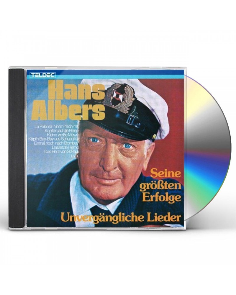 Hans Albers UNVERGAENGLICHE LIEDER CD $4.19 CD