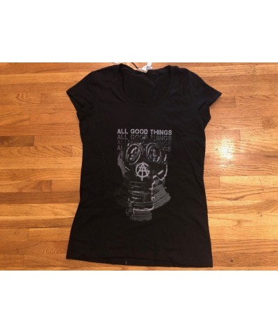 All Good Things Black Painted Gas Mask Girls T-Shirt $7.20 Shirts