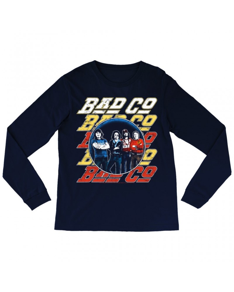 Bad Company Long Sleeve Shirt | Gone Gone Gone Design Distressed Shirt $12.88 Shirts