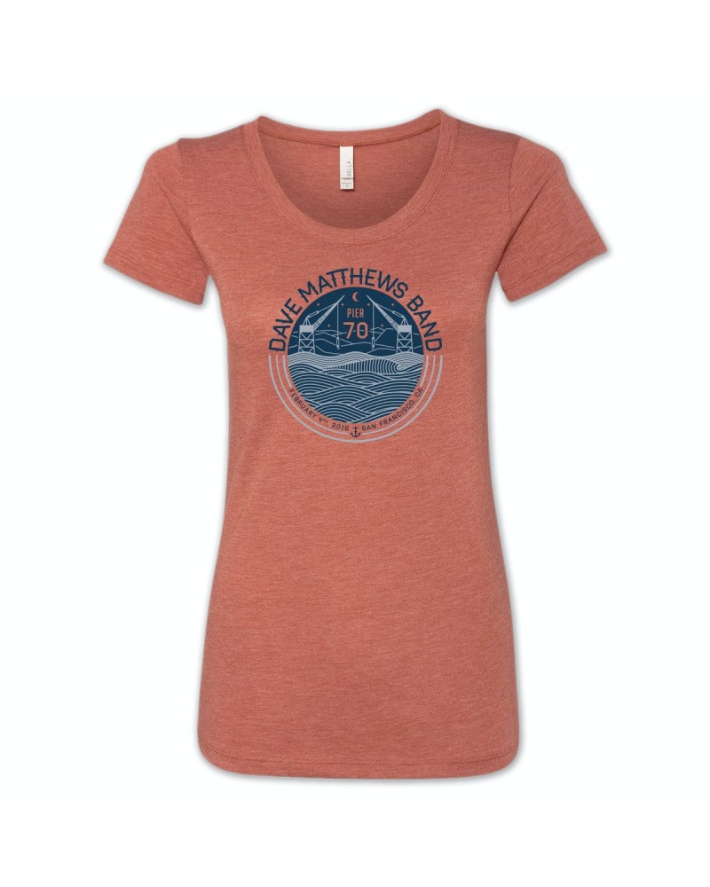 Dave Matthews Band San Francisco Women's Event T-Shirt $11.10 Shirts