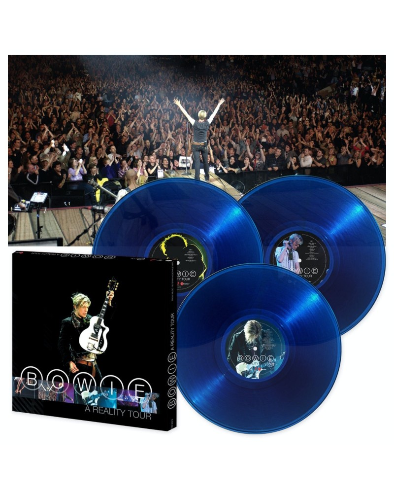 David Bowie A Reality Tour (180 Gram Audiophile Translucent Blue Vinyl/Limited Edition/3 LP Box Set) $48.74 Vinyl