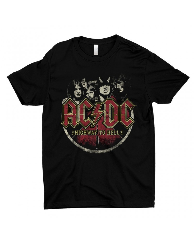 AC/DC T-Shirt | Highway to Hell On The Road Distressed Shirt $7.73 Shirts