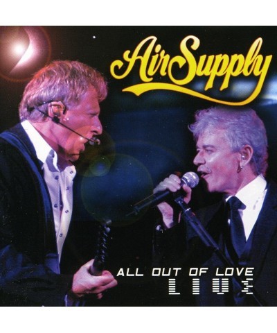 Air Supply ALL OUT OF LOVE LIVE CD $4.42 CD