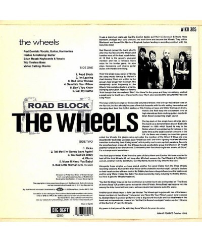 The Wheels LP - Road Block (Vinyl) $13.38 Vinyl