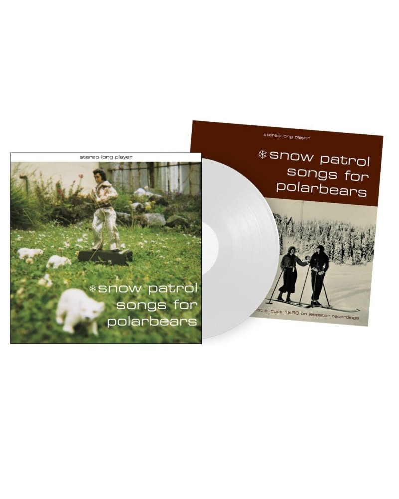 Snow Patrol Songs For Polar Bears: 25th Anniversary (White On Clear Splatter) Vinyl Record $14.25 Vinyl