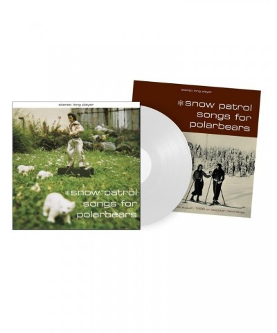 Snow Patrol Songs For Polar Bears: 25th Anniversary (White On Clear Splatter) Vinyl Record $14.25 Vinyl