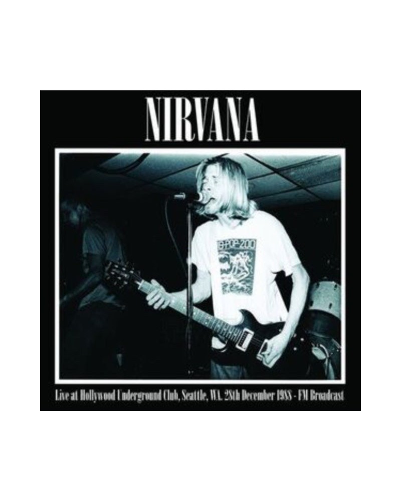 Nirvana LP Vinyl Record - Live At Hollywood Underground Club. Seattle. Wa 28Th December 19 88 $12.25 Vinyl