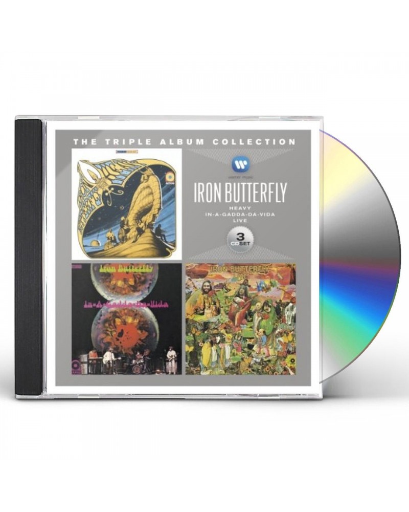 Iron Butterfly TRIPLE ALBUM COLLECTION CD $5.78 CD