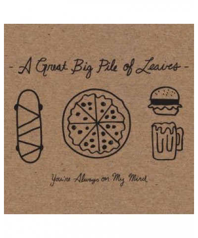 A Great Big Pile of Leaves You're Always On My Mind (Mint Splatter) Vinyl Record $12.49 Vinyl