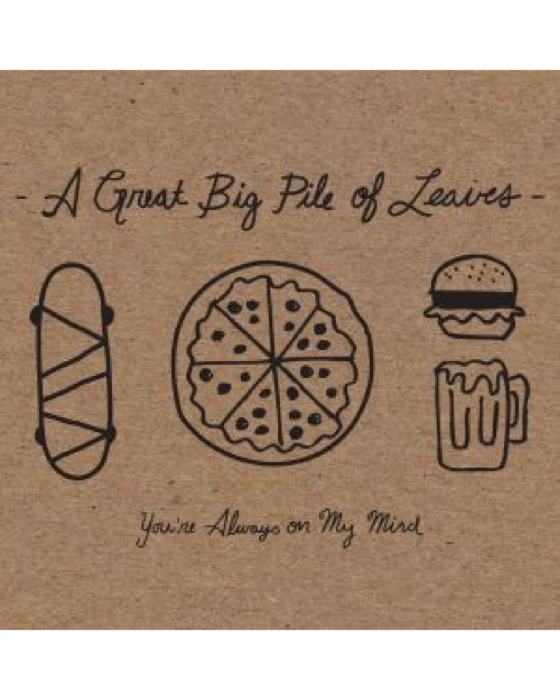 A Great Big Pile of Leaves You're Always On My Mind (Mint Splatter) Vinyl Record $12.49 Vinyl