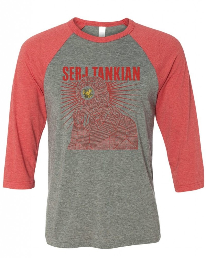 Serj Tankian Women's | Figure It Out | 3/4 Sleeve Baseball Tee $11.70 Shirts