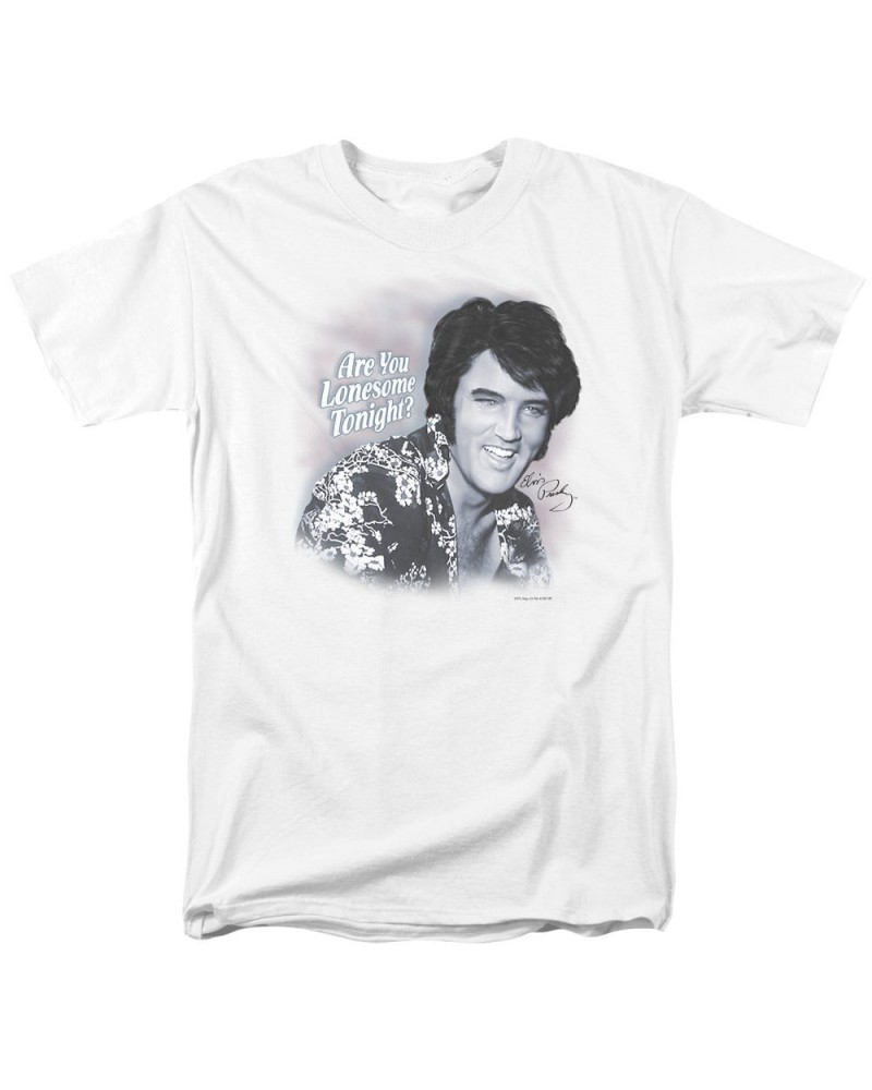 Elvis Presley Shirt | LONESOME TONIGHT T Shirt $7.92 Shirts