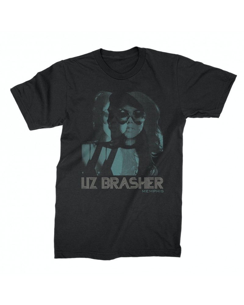 Liz Brasher Blue Memphis T-Shirt (Black) $10.08 Shirts