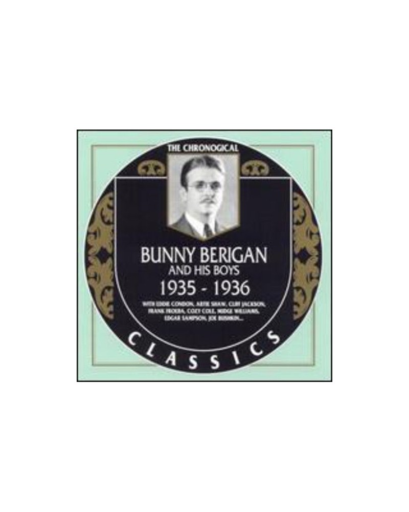 Bunny Berigan & HIS BOYS 1935-36 CD $8.57 CD