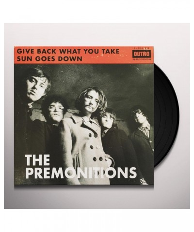 The Premonitions Give Back What You Take Vinyl Record $5.14 Vinyl