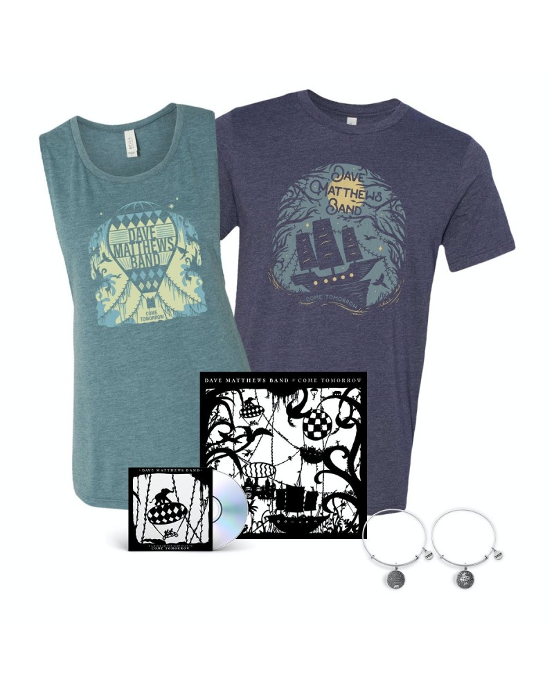 Dave Matthews Band Come Tomorrow + Shirt + Silver Charm Bracelet Bundle $39.20 Shirts