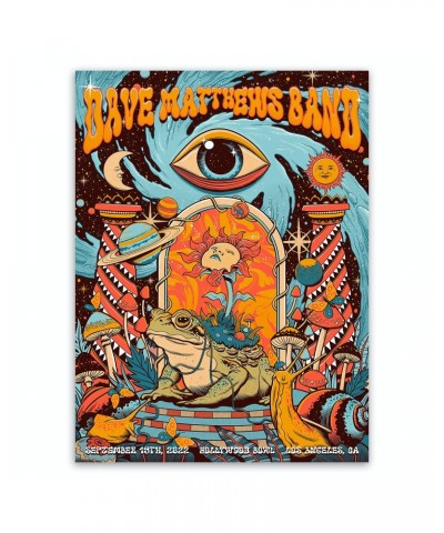 Dave Matthews Band Show Poster Los Angeles CA 9/19/2022 $24.60 Decor