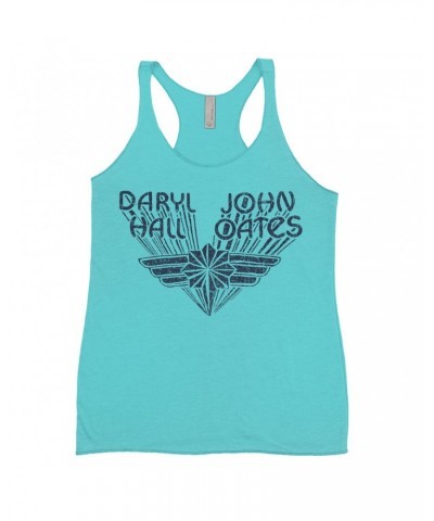 Daryl Hall & John Oates Ladies' Tank Top | Navy Wings Logo Distressed Shirt $8.69 Shirts