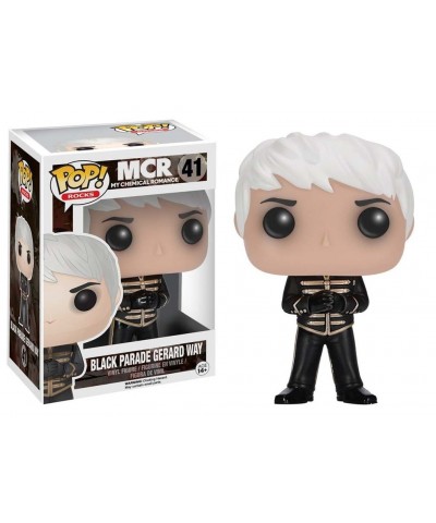 My Chemical Romance Funko Toys My Chemical Romance Black Parade Gerard Way Pop Rocks Vinyl Figure $4.20 Vinyl