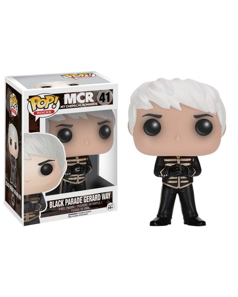 My Chemical Romance Funko Toys My Chemical Romance Black Parade Gerard Way Pop Rocks Vinyl Figure $4.20 Vinyl