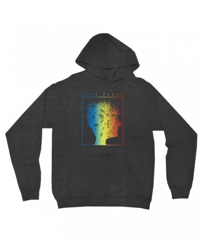 Pink Floyd Hoodie | Tree Of Half Life Ombre Rainbow Image Hoodie $12.78 Sweatshirts