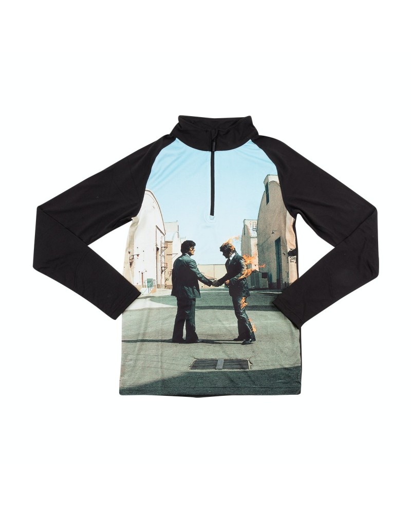 Pink Floyd Wish You Were Here Mock Neck Baselayer Long Sleeve $23.40 Shirts