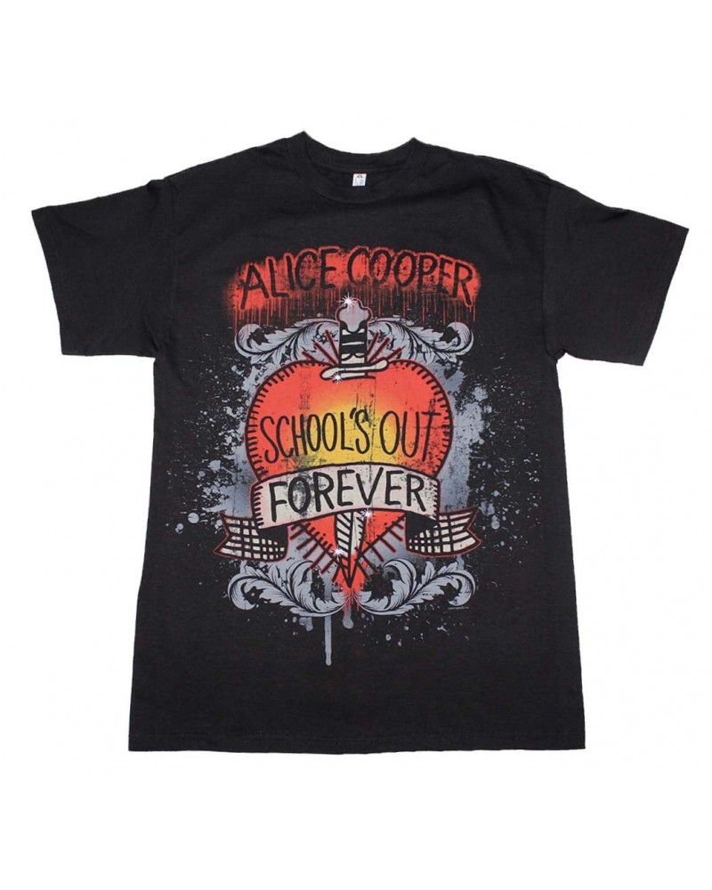 Alice Cooper T Shirt | Alice Cooper School's Out Dagger T-Shirt $8.37 Shirts