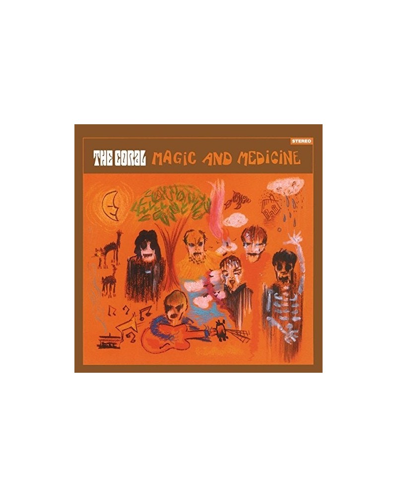 The Coral MAGIC AND MEDICINE (LIMITED FLAMING YELLOW & ORANGE VINYL/180G) Vinyl Record $10.20 Vinyl