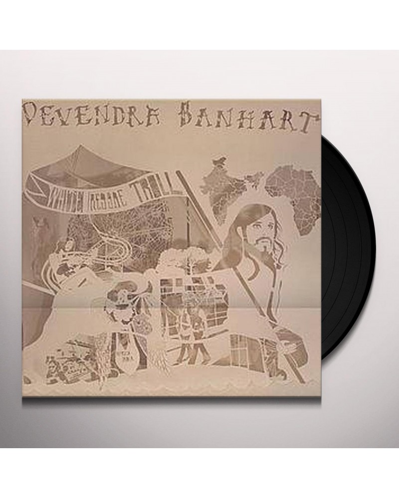 Devendra Banhart WHITE REGGAE TROLL Vinyl Record - UK Release $8.00 Vinyl