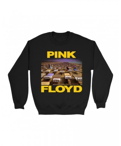 Pink Floyd Sweatshirt | A Momentary Lapse of Reason Beds Yellow Logo Sweatshirt $12.58 Sweatshirts