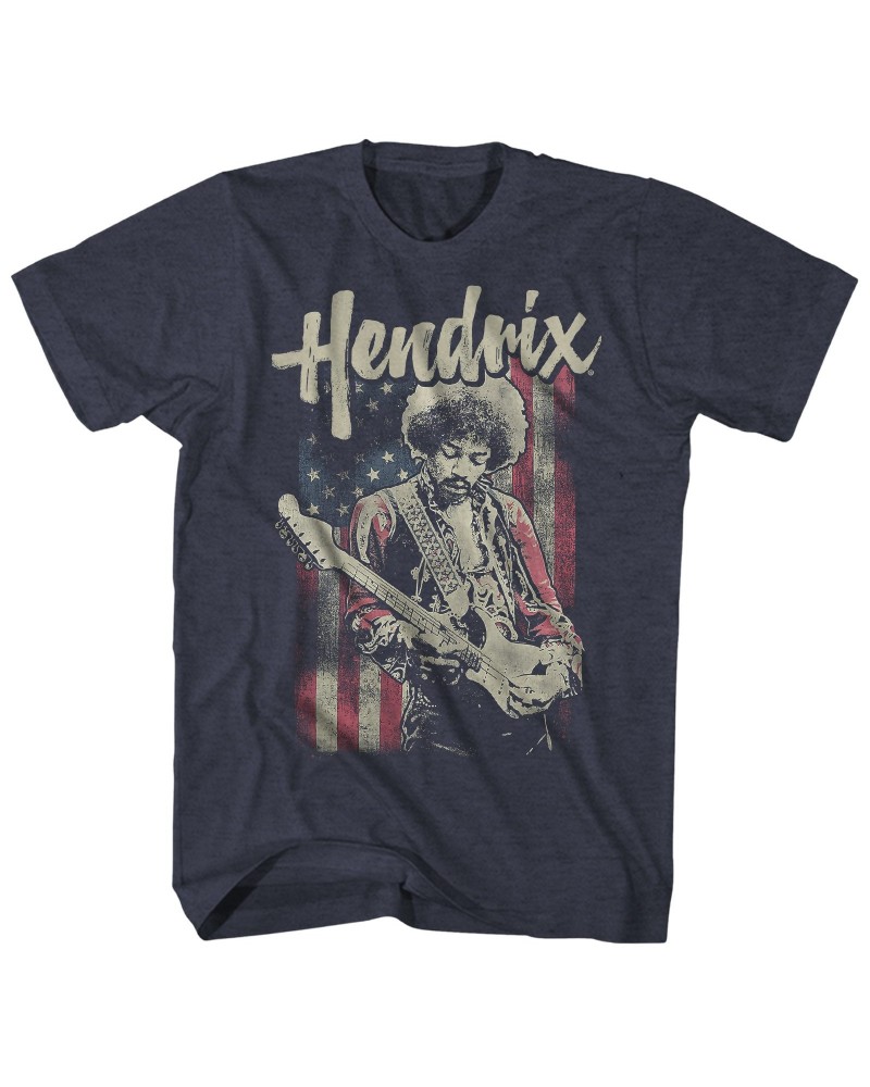 Jimi Hendrix T-Shirt | American Flag Shirt $4.13 Shirts