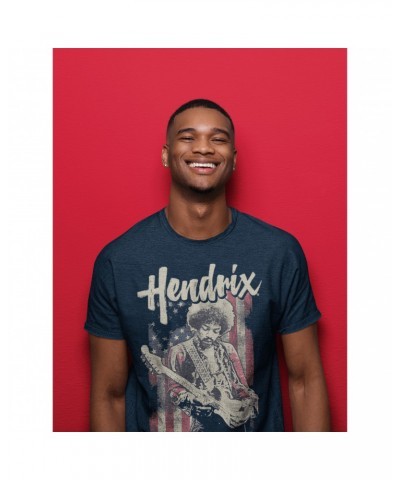 Jimi Hendrix T-Shirt | American Flag Shirt $4.13 Shirts